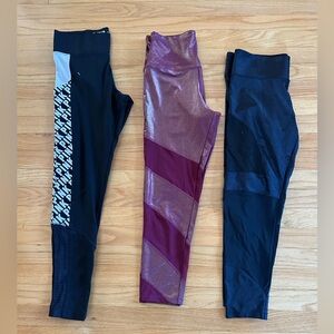 Lot of 3 Victoria’s Secret PINK leggings Medium